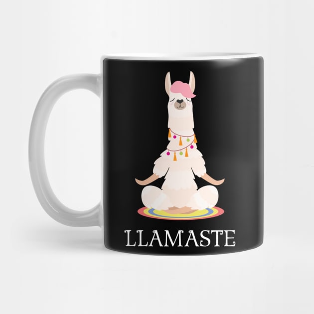 LLamaste Yoga LLama T-shirt For Yoga Lover by Simpsonfft